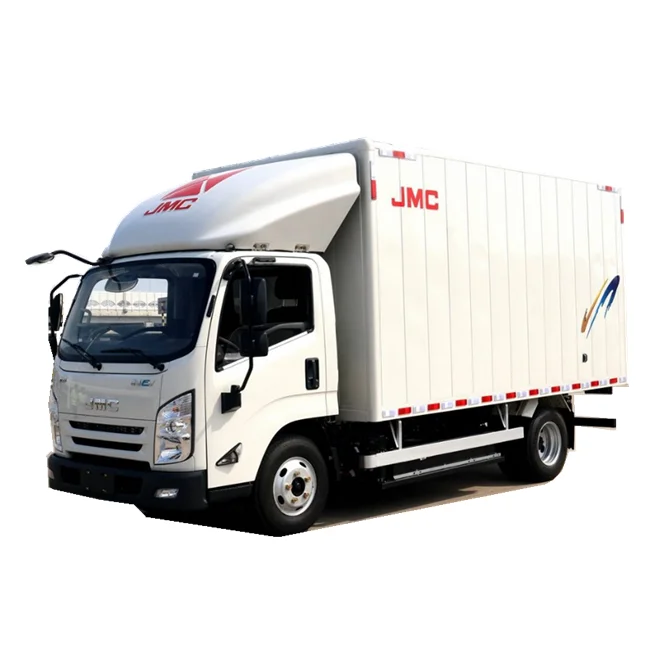 360 км пробег JMC 4 5 тонны куб. М Мини-фургон/груз/коробка электрический грузовик на продажу