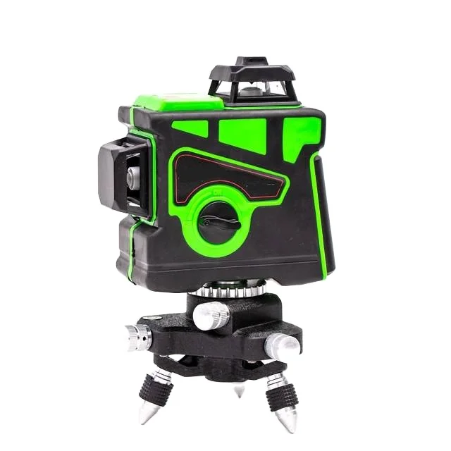 Tile wall rotary 12 line green square multi function laser level slope green 3d detector oem prices