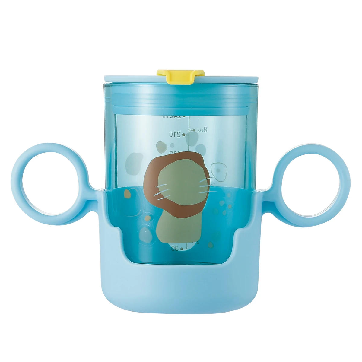 Малыш Тритан запечатанный стакан для воды с соломой и мультяшным дизайном