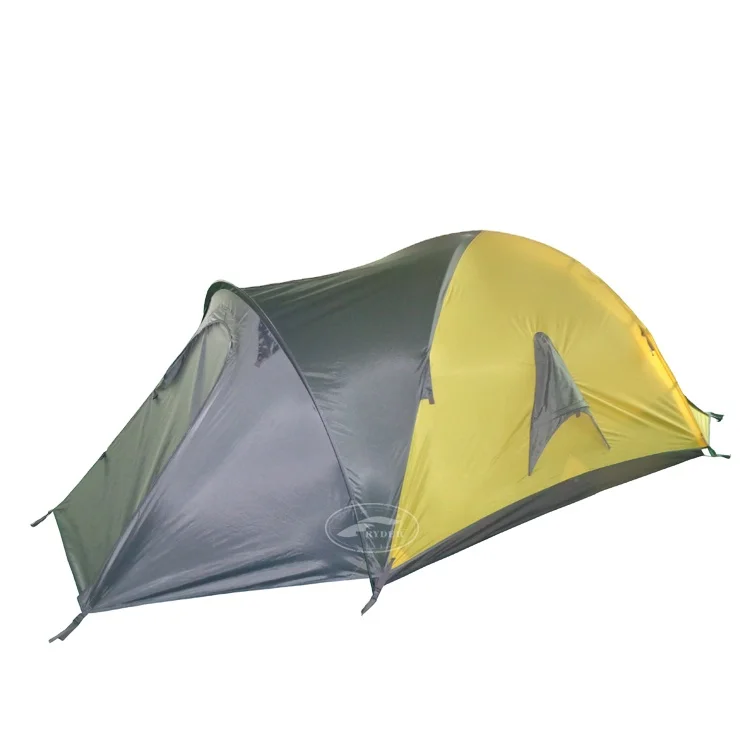 Custom Label Backpacking Waterproof Double Wall Tent Two Entrance Environmental Friendly Non-PFC with Front Patio Area