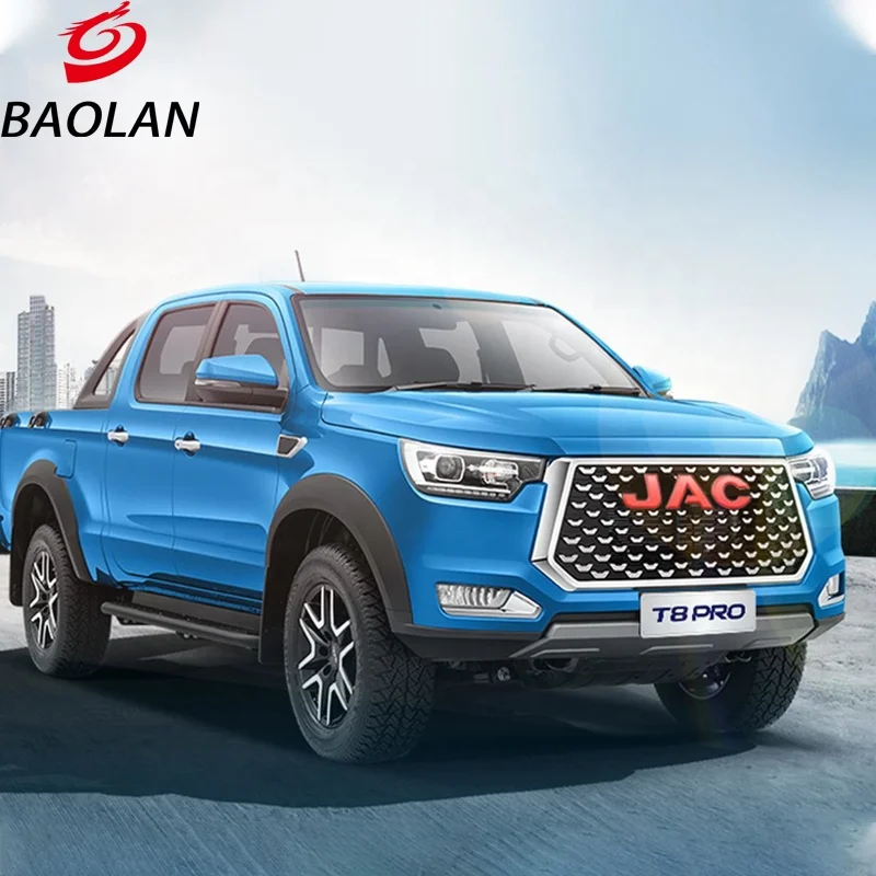 Китай топливный автомобиль JAC T8 4x4 двойной кабины дизельный пикап