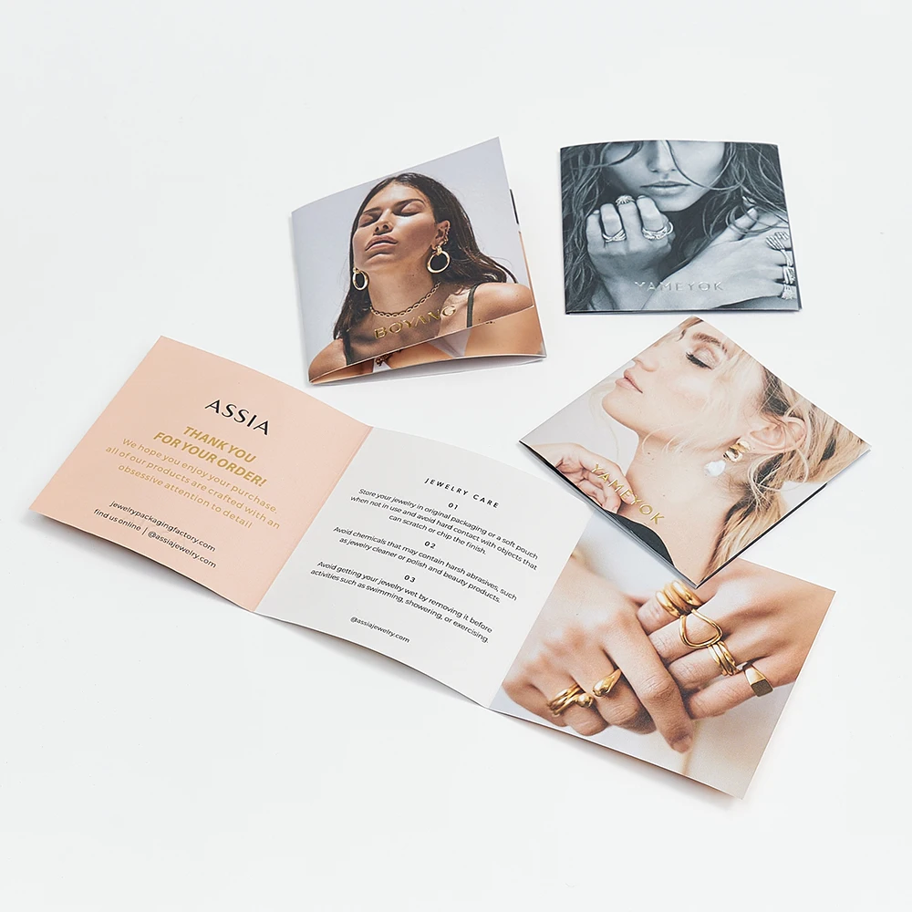 Factory Price Customized Double Side Printed Accordion Folds User Guild Instruction Manual