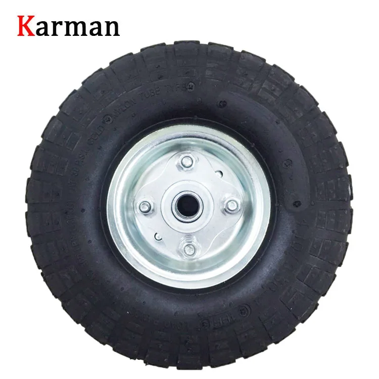 10 inch Air Wheel 260x85 Pneumatic Rubber Wheels for Hand Trolley Truck Garden Wagon Folding Children Cart
