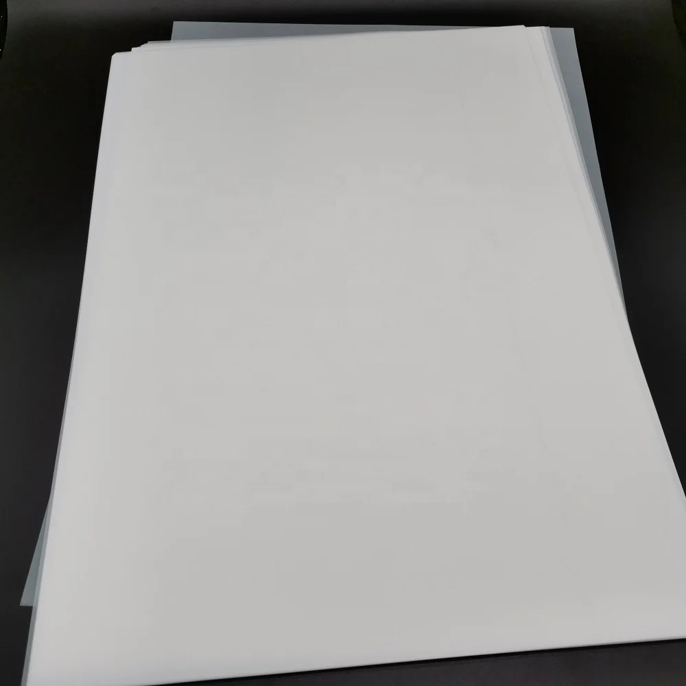INKGIANT DTF Film 30cm*21cm Double Matte Instant PET Film 100pcs/bag on Textiles