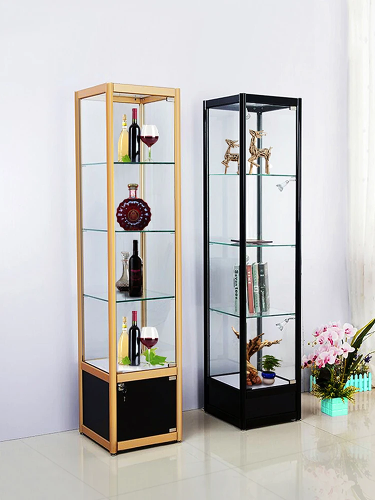 China Factory Direct Bulletproof Toy Building Block Glass Display Cabinet Handmade Display Cabinet Showcase