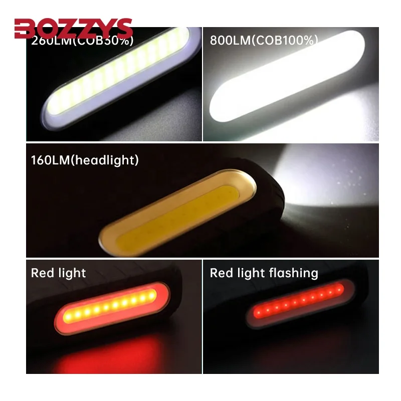 Wholesale Quality USB Rechargeable Rotatable COB LED Portable Magnetic Outdoor Work Light