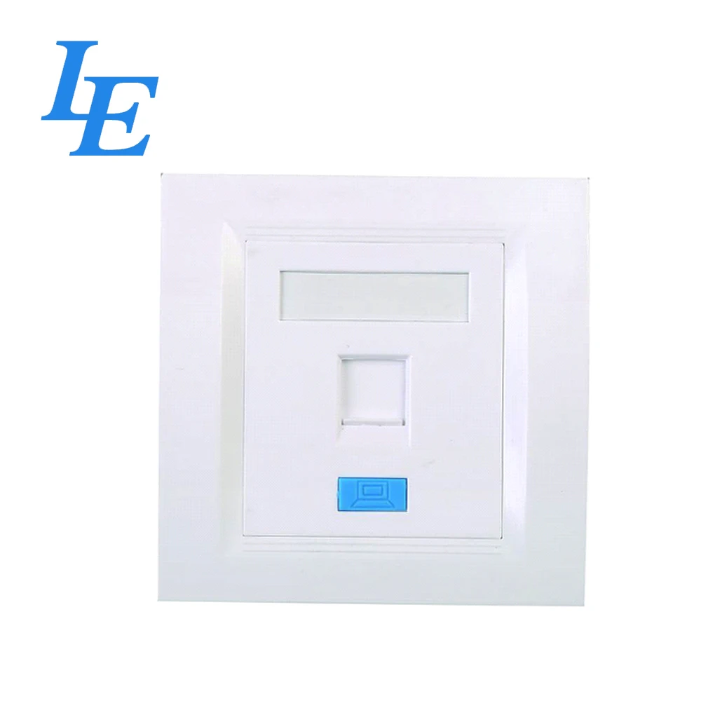 rj45 Faceplate Shutter Ethernet Wall Face  Plate