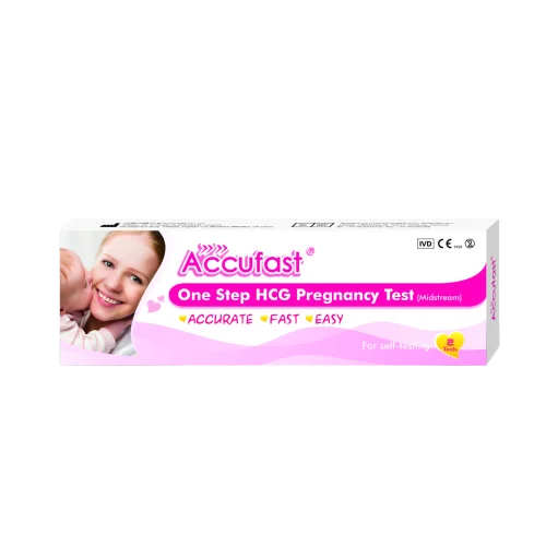 
Early Accufast Pregnancy HCG Test Kits Rapid High Sensitivity Test Midstream 