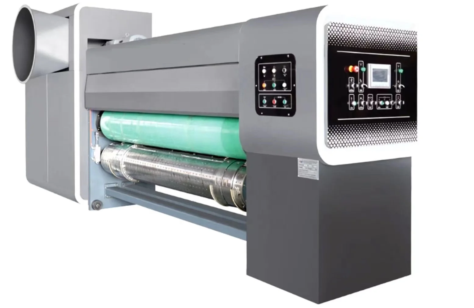 FFG High speed high quality box printing die cutting slotting folding gluing machine in line Casemaker