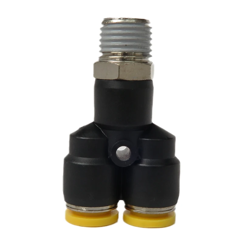 6mm Male Thread Y Shaped One Touch Pneumatic Fitting Connector PWT-R Pipe Hose Fittings