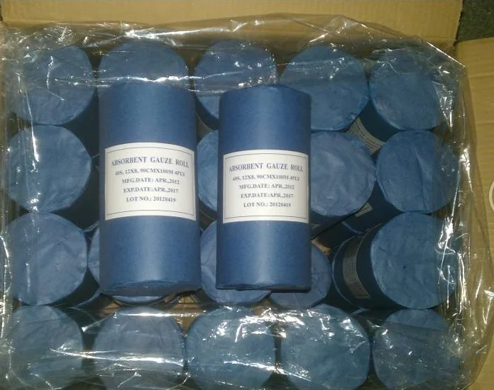 Factory Direct Selling 100% Natural Cotton High Absorbent Medical Cotton Gauze Roll, Breathable White Gauze Bandages,