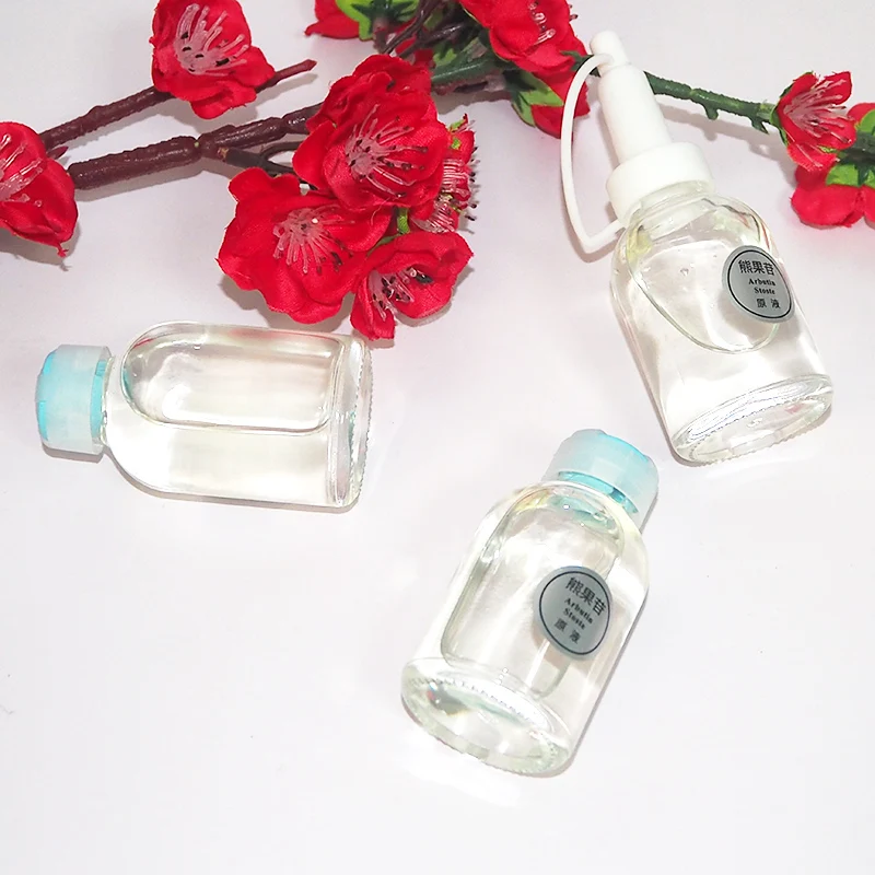 OEM Skin Care Alpha Arbutin 100% Pure Stoste Beta Arbutin Extract Face Serum Skin Whitening Brightening Apha Arbutin Serum