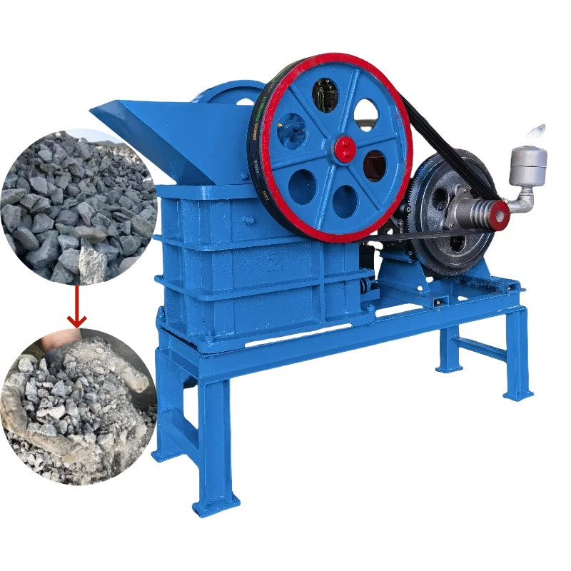 Hot selling small stone crusher Gold mining laboratory ore crusher double-tooth roller crusher