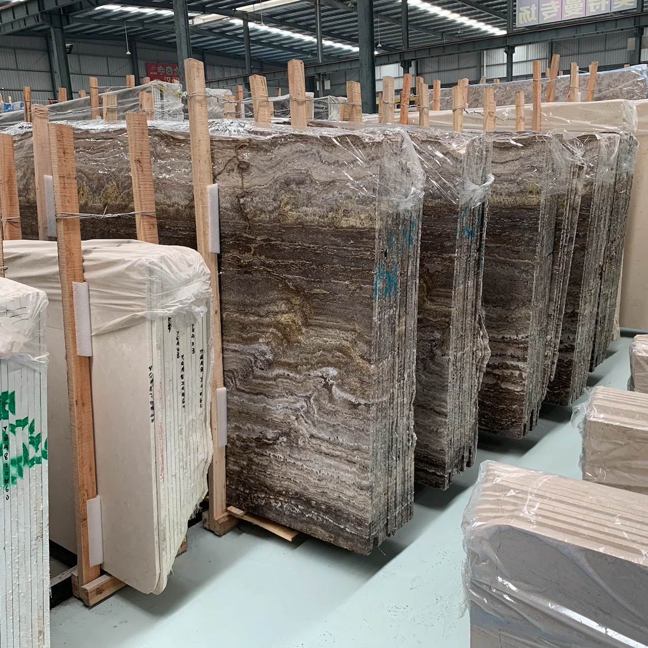 Silver Grey Travertine grey marble