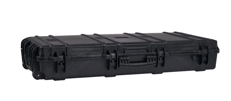 Wholesale Protective Hard Plastic Black Waterproof Eva Military Long Gun Case