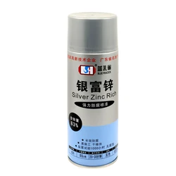 BLUE PEACOCK Silver Zinc  Rich China factory wholesale spray paint for home industry spray paint power spray paint