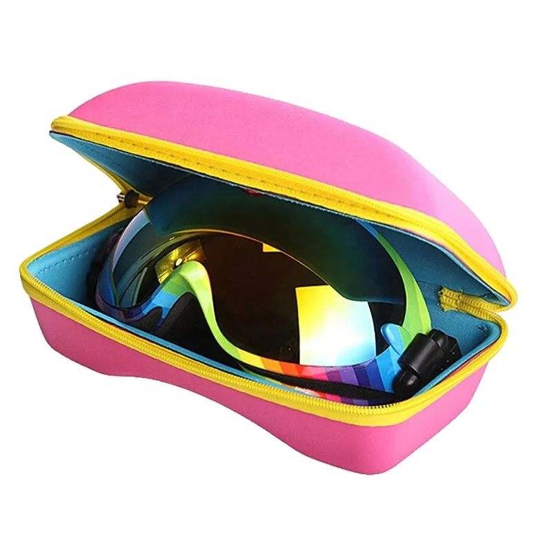 Factory direct windproof ski goggles packaging box EVA diving goggles swimming goggles case