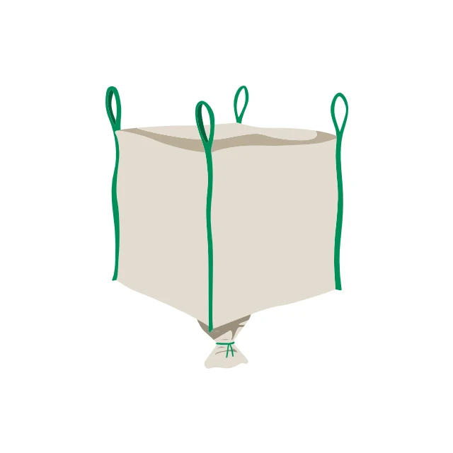 1 Ton 1000kg  PP Jumbo Bag Bulk Big Fibc Super Sakcs for Concrete Sand Coal Recycling