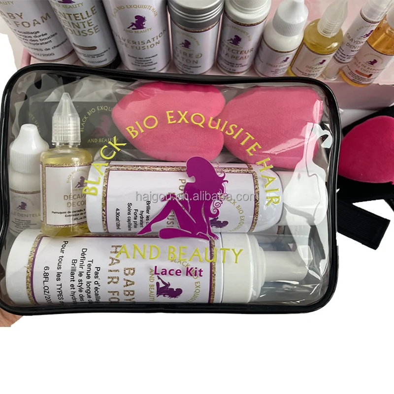 Wholesale Lace Melting Spray Wig Adhesive Lace Glue Waterproof Strong Hold Lace Wig Glue Sets