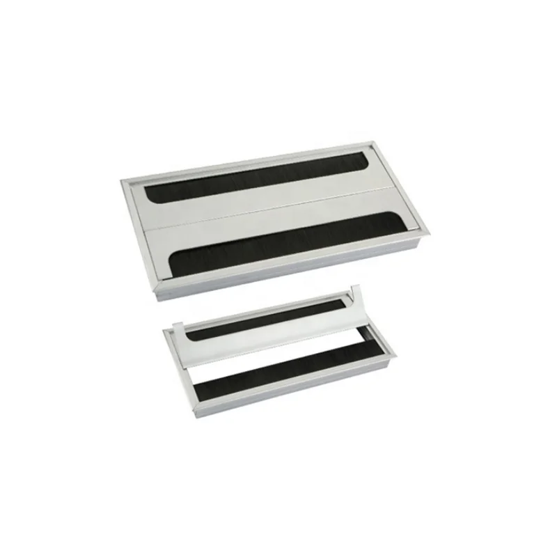 Aluminium Alloy Office Conference Desk Wire Cable Grommet Box