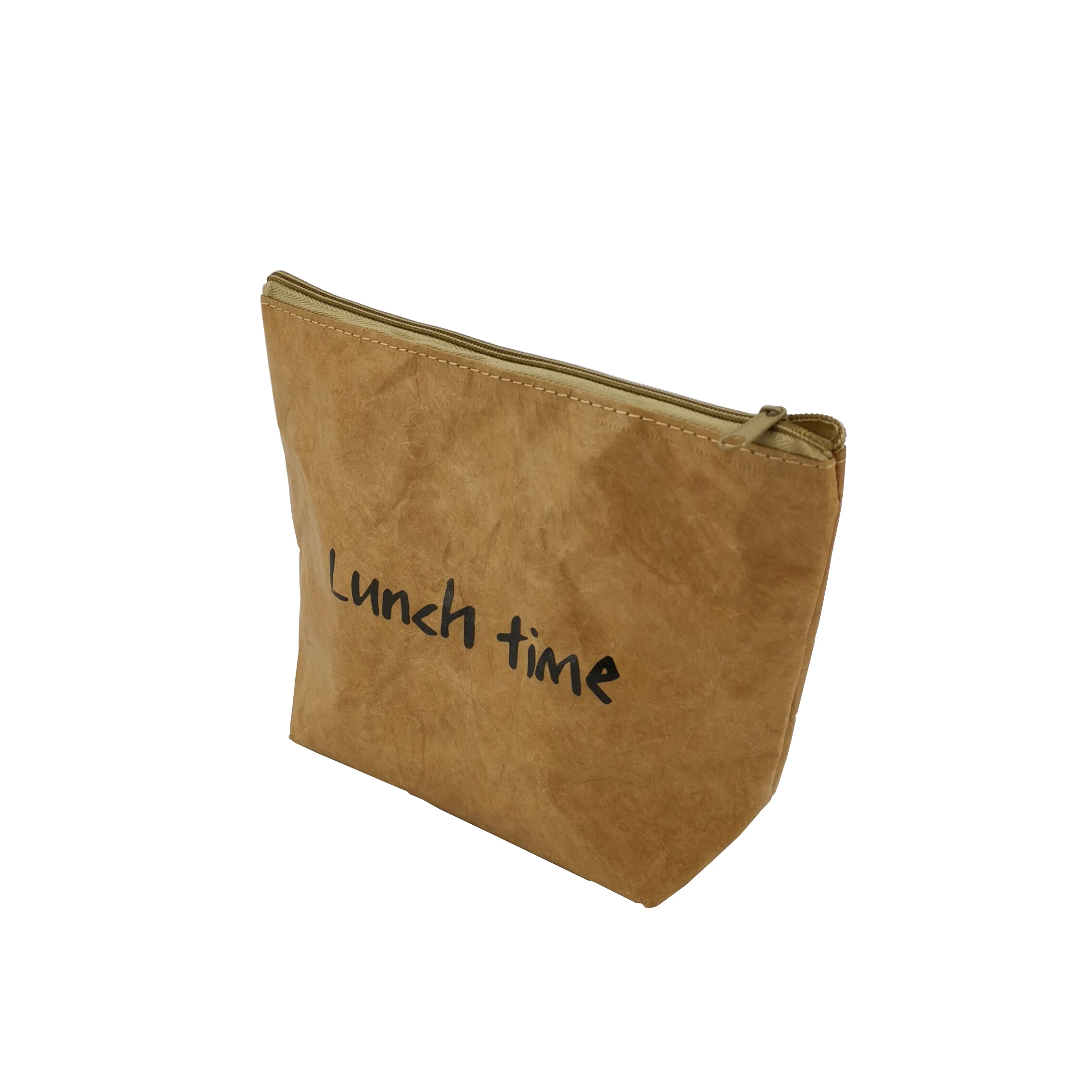Eco-Friendly Water Proof Washable And Resistant Natural Tyvek Paper Cosmetics Hand Stationery Bag