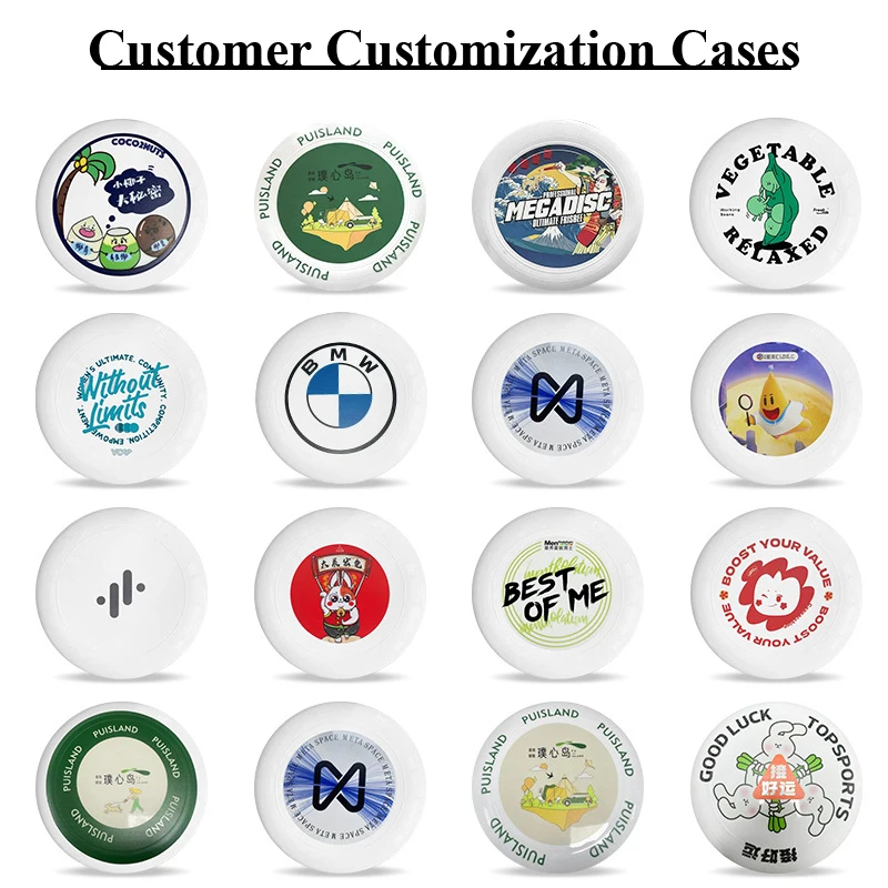 Wholesale PE Kids Flying Disc Circular Disc With Custom Logo Plastic Pet Dog Saucer Flying Disc Toy Outdoor Playing Lawn Game