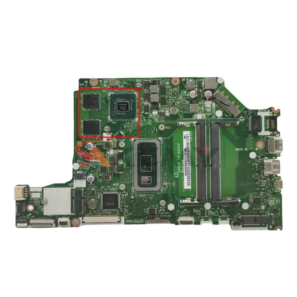 A515-52G LA-G521P motherboard For ACER aspire A515 A515-52G Laptop Motherboard mainboard W/ I3 I5 I7 8th Gen CPU MX130 GPU