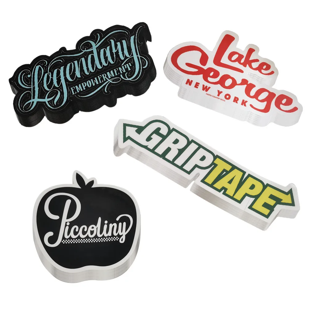 Mixed Style Acceptable Custom Waterproof Vinyl Sticker Die Cut Logo Label Sticker Adhesive PVC Label Sticker Printing
