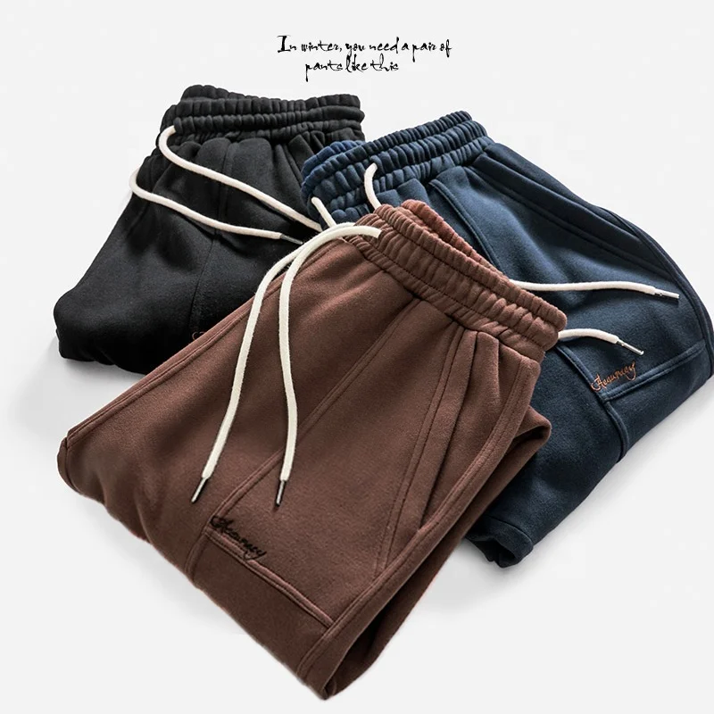 
Customized Logo Printing Men Tracksuit sweatpants Cotton Jogger Pants Sublimation Joggers Male Sport Wear Tapered Sweat pants 