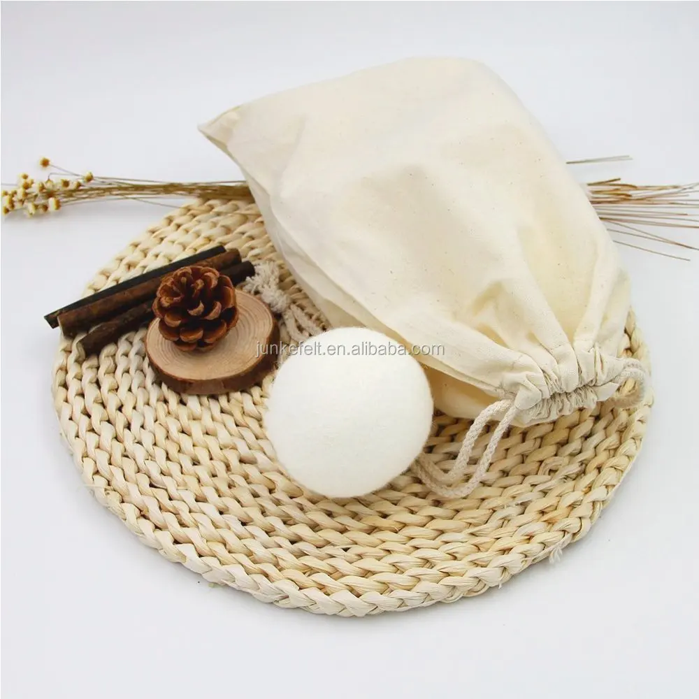 Wholesale wool dryer balls Premium Natural Fabric Softener Washing Ball Reusable Dryer Wool Dryer Balls