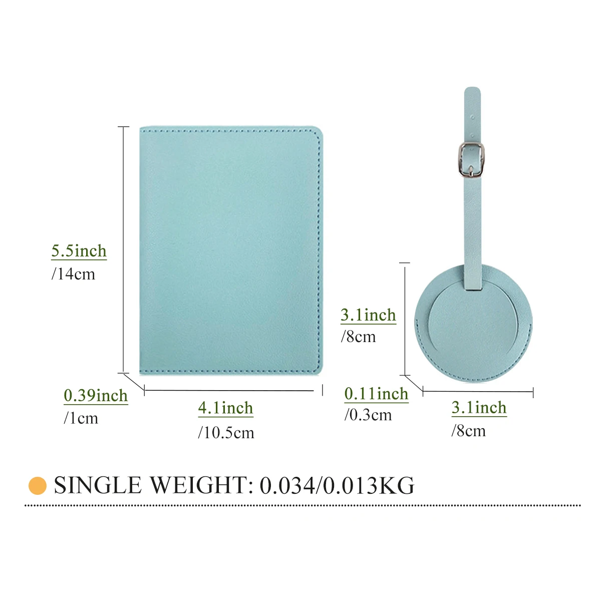 Custom Passport Cover Leather Passport Holder Rfid Passport Cover And Luggage Tag Set