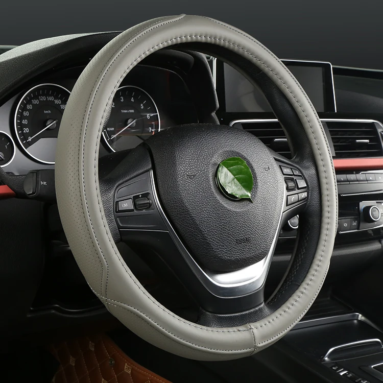 High Quality Universal PU Leather Automatic Car Steering Wheel Cover