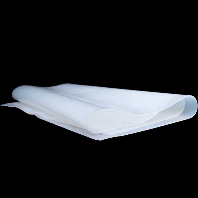 High Temperature Silicone Rubber Sheet Heat Resistant Transparent Mat Cushion Pad Eco-Friendly Factory Supply 500*500*0.5mm