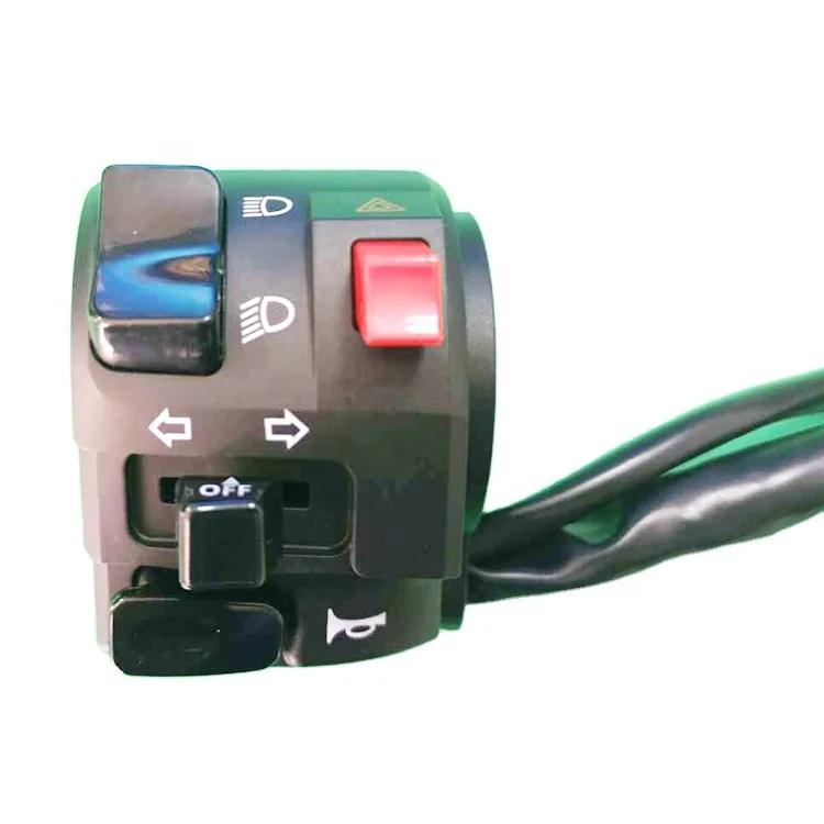 OEM Design 22cm Motorbike ATV Handlebar Left Side Electrical Control Switch Hazard Warning Switch For Benelli BJ300/600