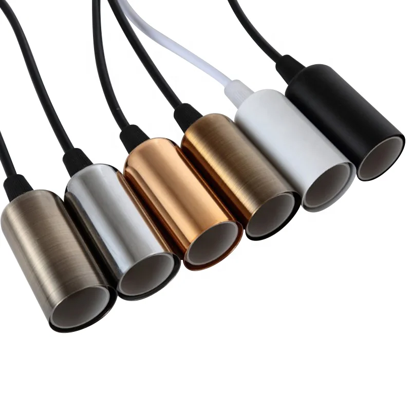 Lamp Holder E14 E27 Base Bulb Socket Pendant Light Ceiling Pendant Light Lamp Holder For Coffee Shop Bar