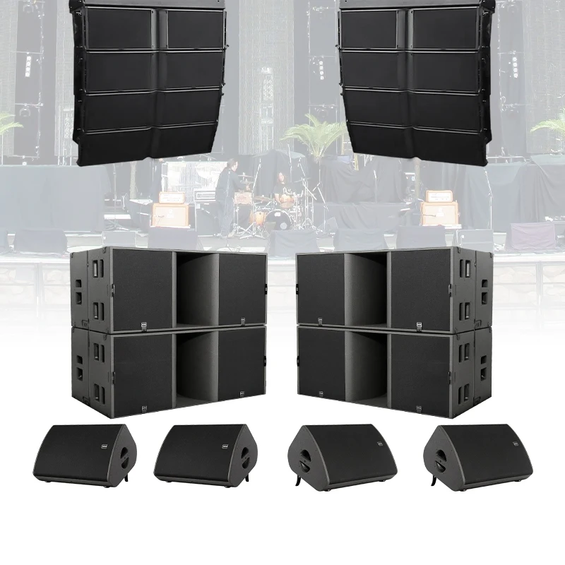12 Inch Line Array 18 Inch System Trade Show Equipment Concert Stage DJ Set Professional Pa System Speaker