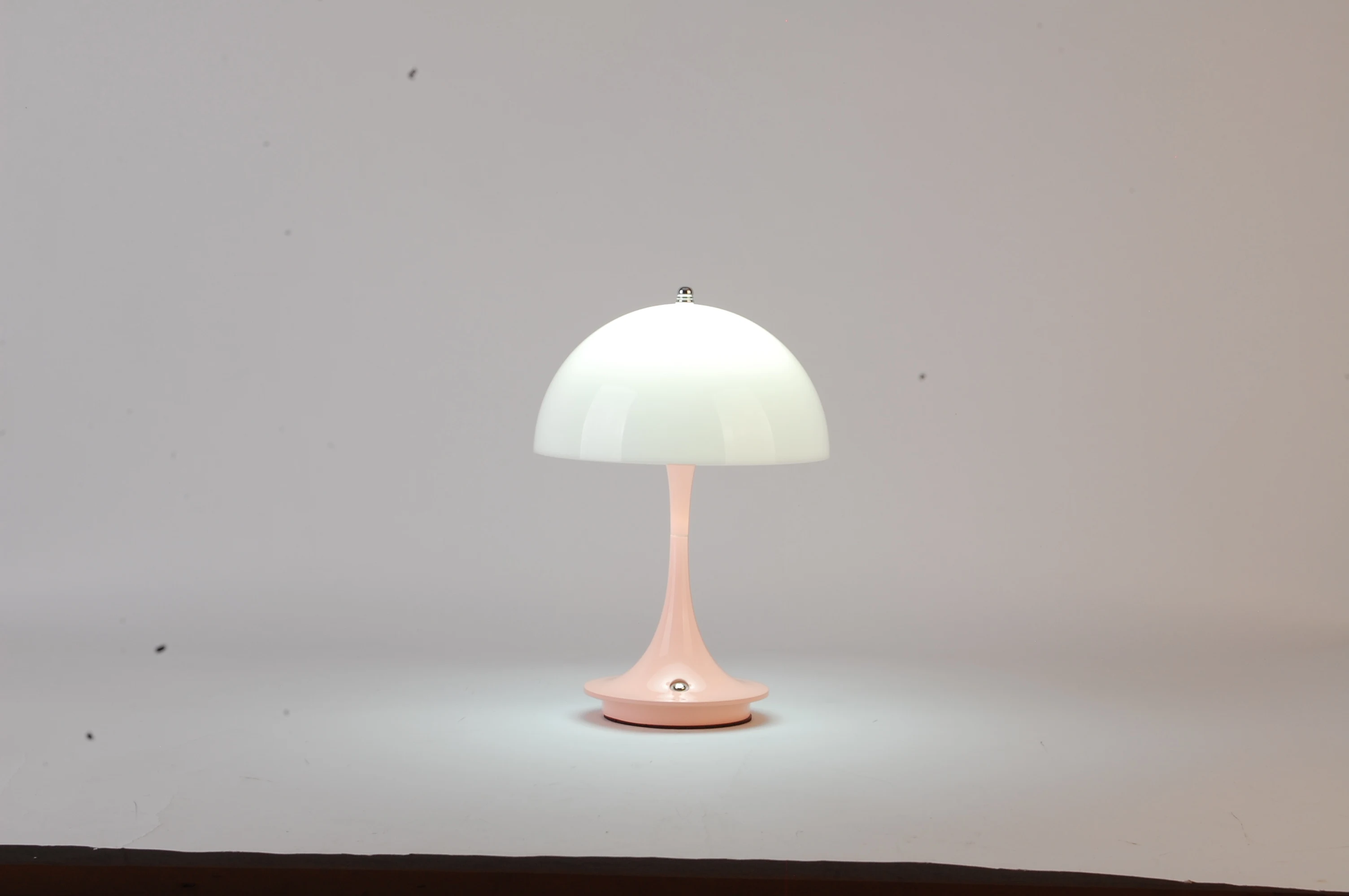 Touch Dimming Light of Loft Lamp and For Room Decor Lights LED 1200mAh Battery Moon Light Pink Finishing