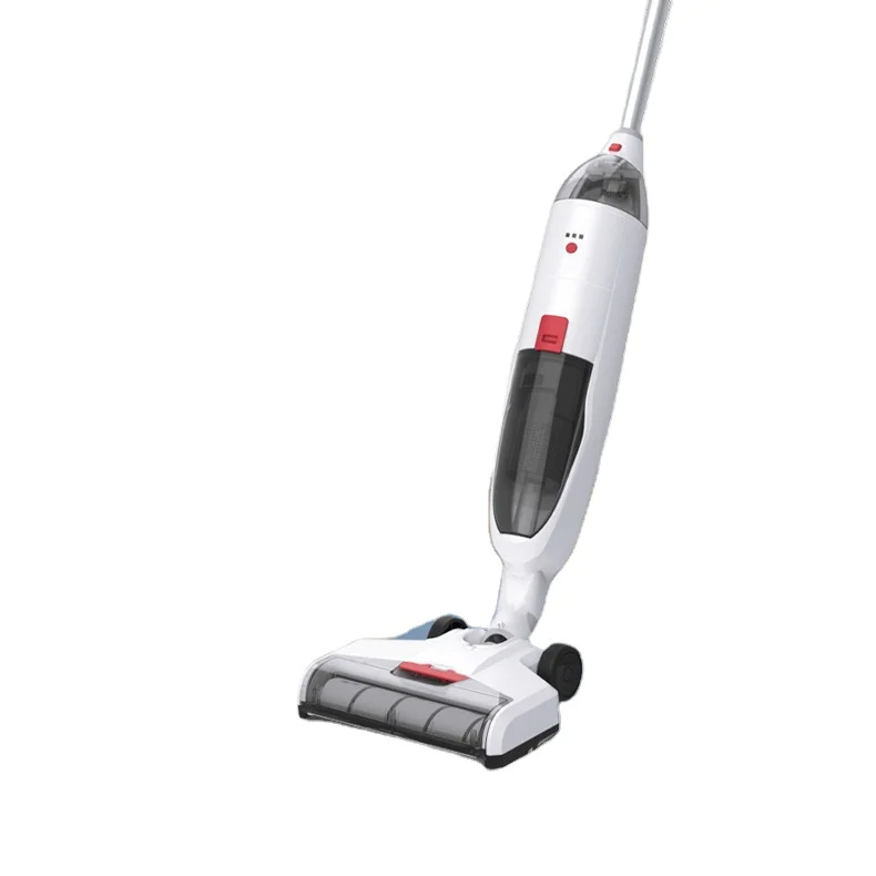 2022 Hot Selling Voice Reminder Rechargeable Wet Dry Stick Vacuum Cleaner Cordless for Floor Care