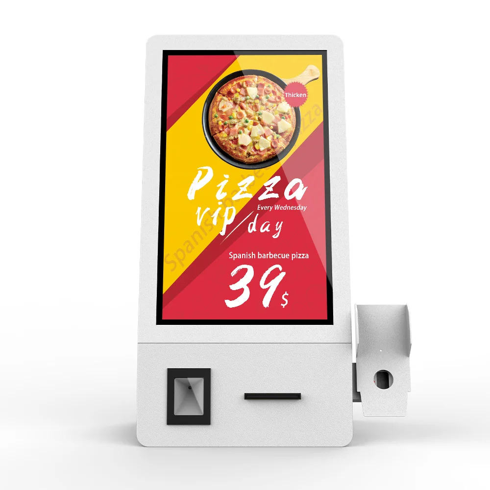 Custom Fast Delivery Panel Pc for Restaurant Ordering Rfid Self Checkout Machine Supermarket Cashier Checkout Payment Kiosk