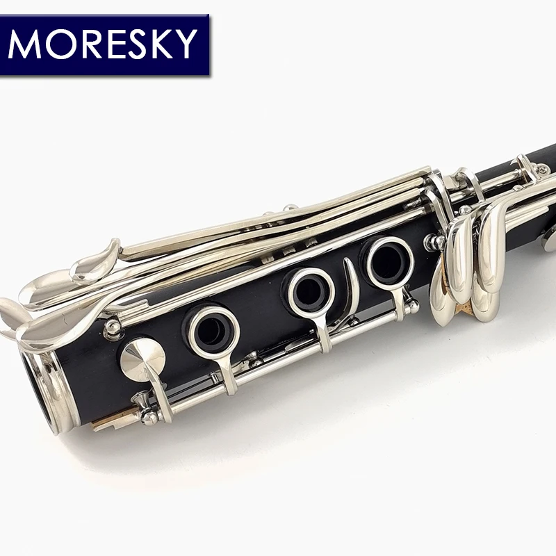 Boehm system clarinet G Tune clarinet nickel plated keys MORESKY E901