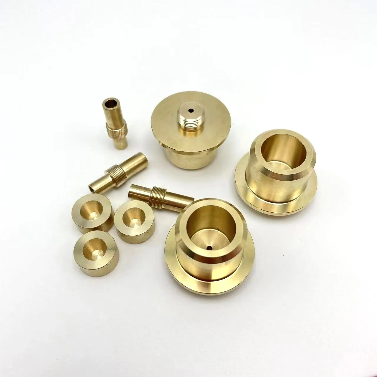 Custom machinery design services Part turning and milling machining center Machined bronze copper turning machining service