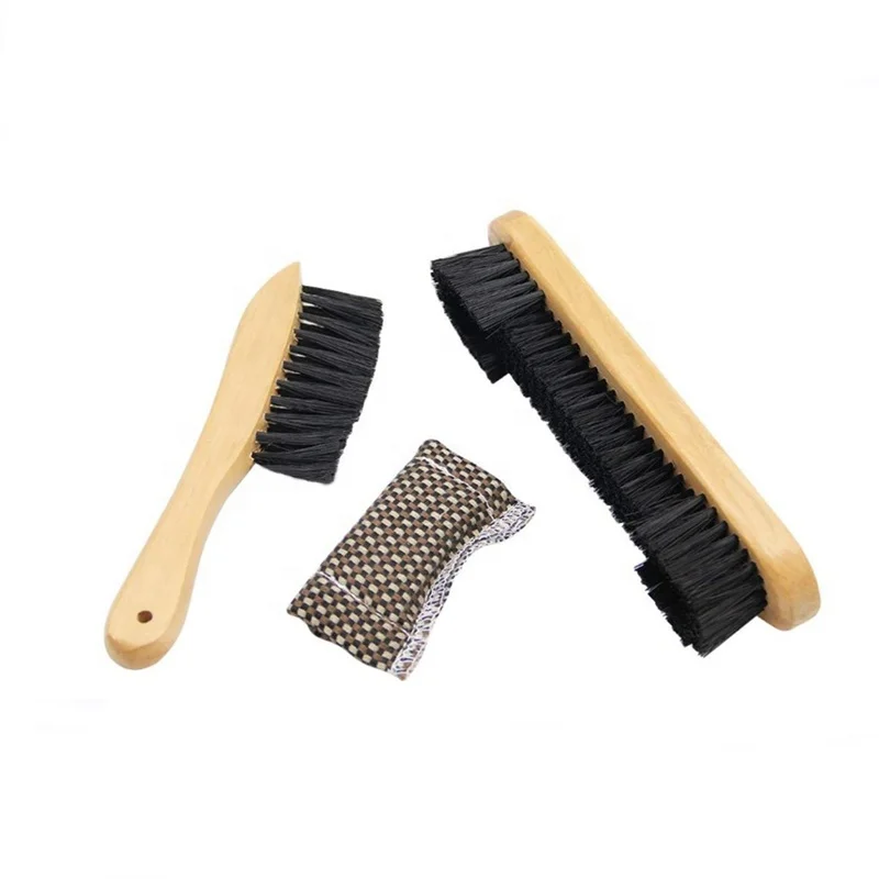 1 x Set of accessories billiards pool table and rail brush with billiard cue shaft slicker snooker cloth cleaner