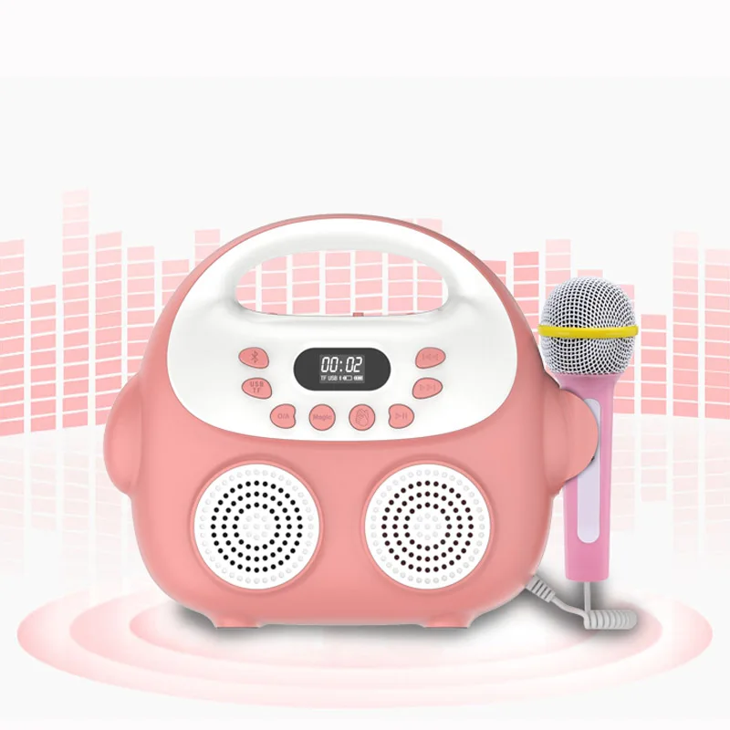 Newest High Quality PN-22 Kids mini Karaoke System Machine With Songs Ktv Karaoke Machine