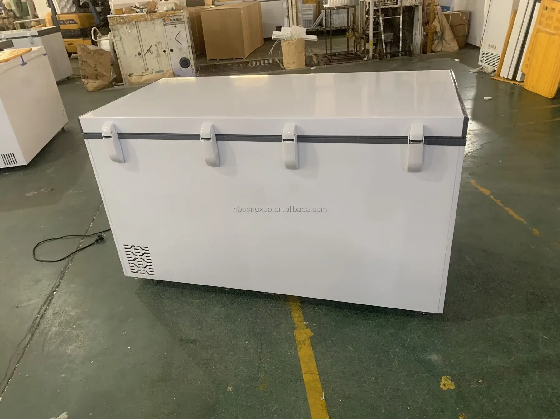 Big Size 500L Chest Freezer Stylish Design Single Door Top Open Freezer