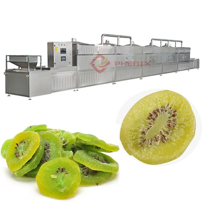 High energy Industrial food fruit continuous tunnel microwave dehydrator sterilizer dryer drying machine