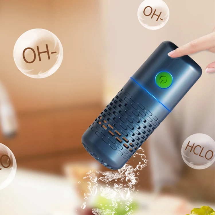 Small Kitchen Appliances Multi Function Mini Food Fruit Cleaning Washer Vegetable Capsule Purifier