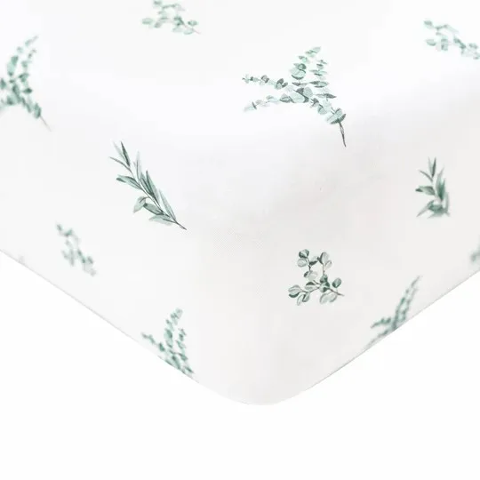 GRS Certified 100% Bamboo Baby Fitted Sheet Hot Sale Kids Bed Sheets Breathable Baby Crib Sheet