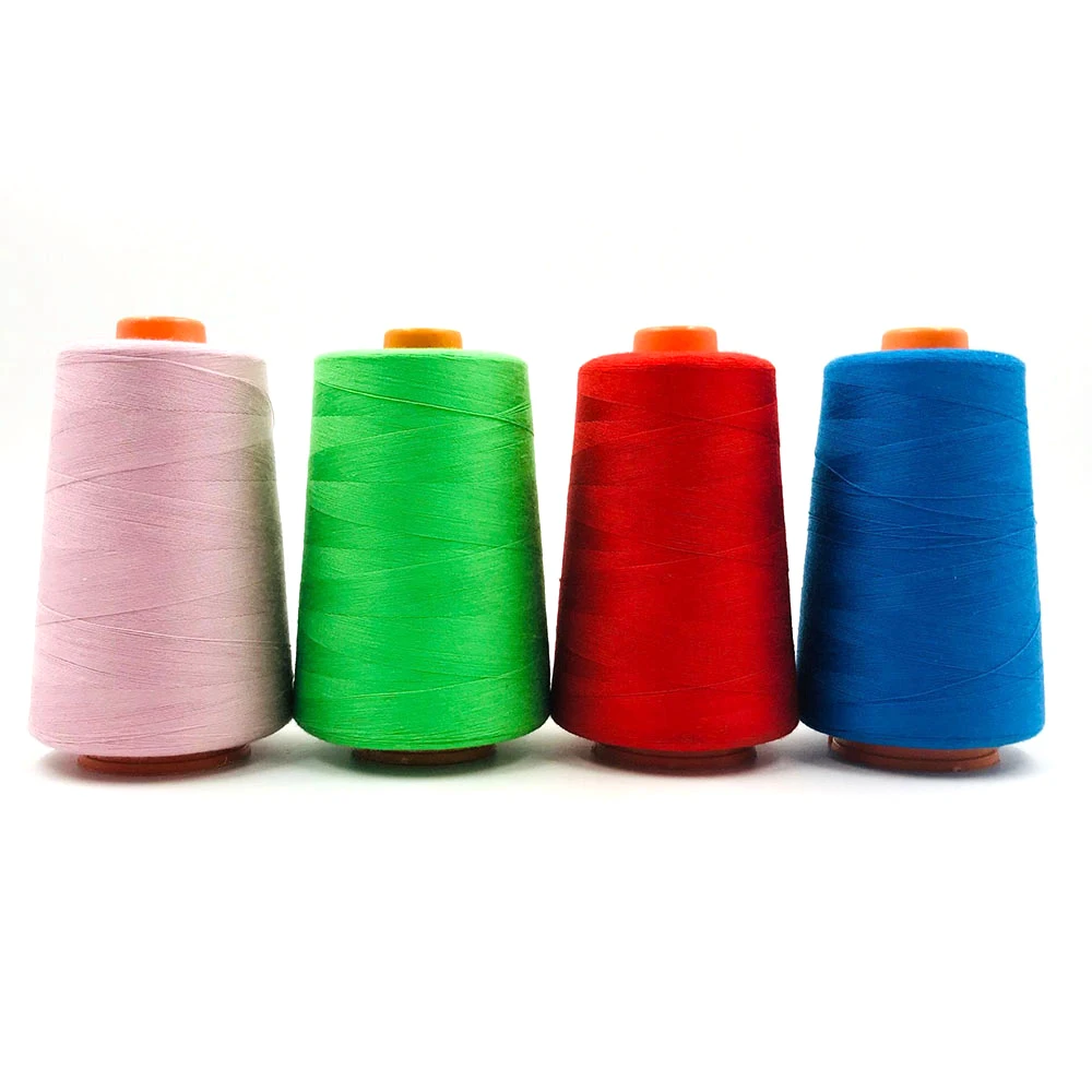 Poliester Soft 30/3 30S 4 5000Y Sewing Thread 6000 Yarn P30/5 Knotless Sewing Thread For Sewing Leather