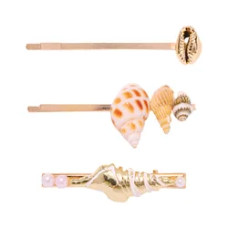 Новинка 2019, модные заколки для волос в виде ракушек для женщин и девушек, корейские заколки для волос, аксессуары, наборы заколок для волос с искусственным жемчугом