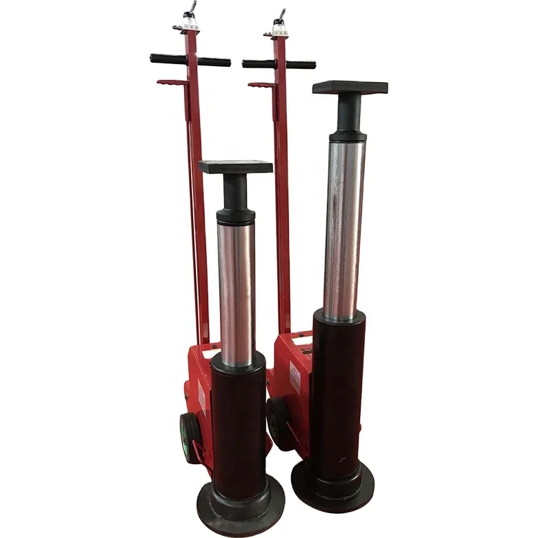 Portable hydraulic jack for truck  50 tons 80 tons of pneumatic hydraulic jacks manufacturers hot sales